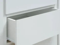 LIMFJORDEN Garderobeskabe Med Skydedøre|Garderobeskabe Med Skydedøre|Garderobeskab 180x200 kombi Hvid