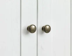 MARKSKEL Garderobeskabe Med Skydedøre|Garderobeskabe Med Skydedøre|Garderobeskab 212x210 hvid/egefarve