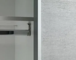 TARP Garderobeskabe Med Skydedøre|Garderobeskabe Med Skydedøre|Garderobeskab 202x221 beton/hvid Hvid+Beton