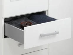 VELLERUP Garderobeskabe Med Skydedøre|Garderobeskabe Med Skydedøre|Garderobeskab 200x200 kombi Hvid