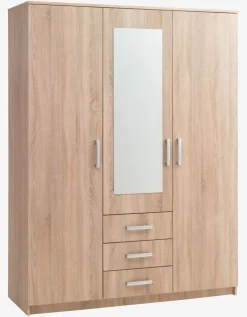 VELLERUP Garderobeskabe Med Skydedøre|Garderobeskabe Med Skydedøre|Garderobeskab 151x200 kombi Eg