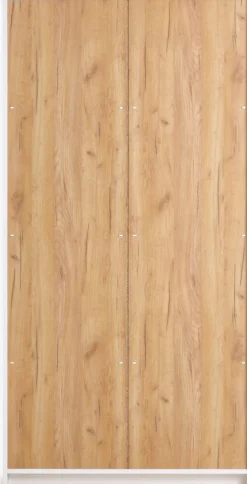 VIBY Garderobeskabe Med Skydedøre|Garderobeskabe Med Skydedøre|Garderobeskab 101x200 2 låger Hvid