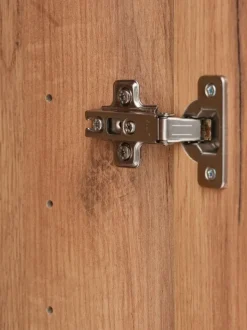 VIBY Garderobeskabe Med Skydedøre|Garderobeskabe Med Skydedøre|Garderobeskab 101x200 2 låger egefarve natur Natur,Eg