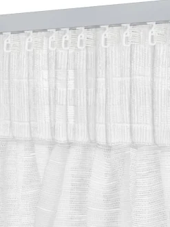 ABRAUR Tynde Gardiner|Gardin 1x140x175 råhvid