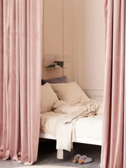 AUSTRA Kraftige Gardiner|Gardin 1x140x300 velour Rosa