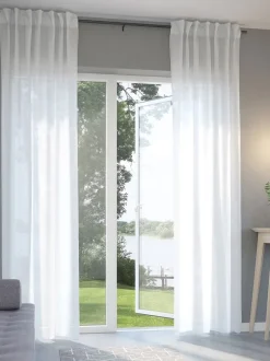 BOLMEN Undergardiner|Gardin 1x140x300 rynkeeffekt Råhvid