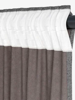 HERDLA Kraftige Gardiner|Gardin 1x140x300 isolerende antracit