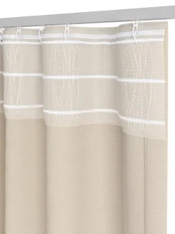 ROXEN Kraftige Gardiner|Gardin 1x140x245 Beige