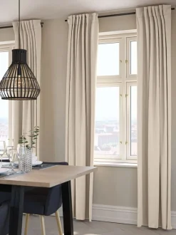 ROXEN Kraftige Gardiner|Gardin 1x140x245 Beige