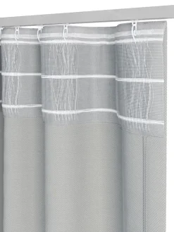 ROXEN Kraftige Gardiner|Gardin 1x140x245 Grå