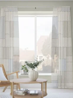 SILDA Tynde Gardiner|Gardin 1x140x245 grå