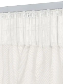 YMSEN Kraftige Gardiner|Gardin 1x140x300 råhvid