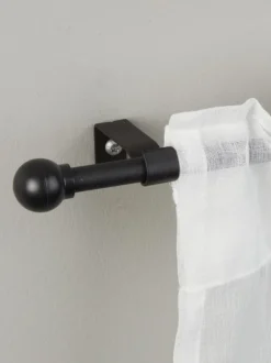 BATALDEN Gardinstænger|Gardinstang Ø10mm 80-145 cm sort