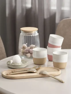 OLOF Service|Æggebæger Ø11xH3cm beige