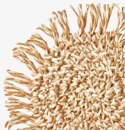 LIND Dækkeservietter|Glasbrikker Ø12 natur 4 stk/pk