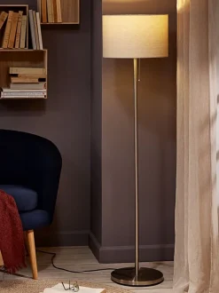 KRISTOF Lamper|Gulvlampe H145cm børstet stål