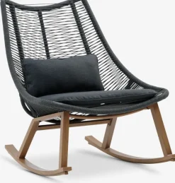 DANNEMARE Loungestole|Loungestole|Gyngestol grå