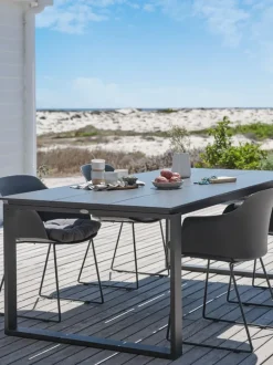 KOPERVIK Firkantede Haveborde|Runde Haveborde|Havebord B100xL215 grå