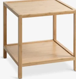 OSTED Hjørneborde|Sofaborde|Hjørnebord 45x45 1 hylde bambus