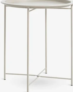 RANDERUP Hjørneborde|Sofaborde|Hjørnebord Ø47 lys sand Lyssand