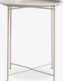 RANDERUP Hjørneborde|Sofaborde|Hjørnebord Ø47 lys sand Lyssand