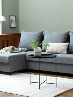 RANDERUP Hjørneborde|Sofaborde|Hjørnebord Ø47 Sort