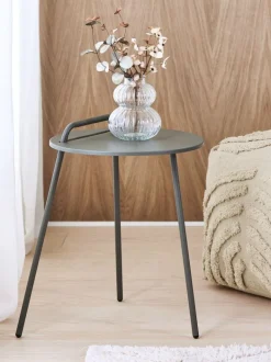 STAE Hjørneborde|Sofaborde|Hjørnebord Ø40 m/håndtag olivengrøn