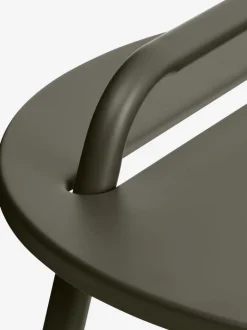 STAE Hjørneborde|Sofaborde|Hjørnebord Ø40 m/håndtag olivengrøn