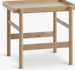 STIGE Hjørneborde|Sofaborde|Hjørnebord 46×50 creme/natur