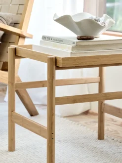 STIGE Hjørneborde|Sofaborde|Hjørnebord 46×50 creme/natur