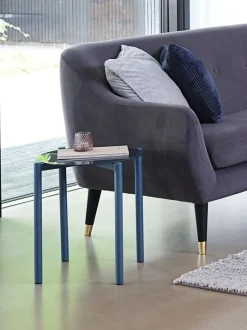 ULSTEINVIK Hjørneborde|Sofaborde|Hjørnebord Ø46 blå