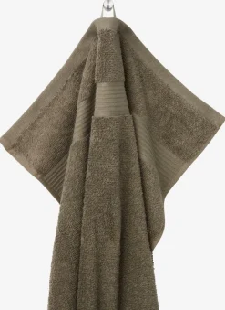 KARLSTAD Badehåndklæder|Gæstehåndklæder|Håndklæde 50x100 oliven KRONBORG Olivengrøn