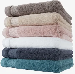 NORA Badehåndklæder|Gæstehåndklæder|Håndklæde 50x100 støvet rosa KRONBORG Støvetrosa