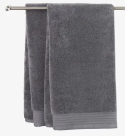 SORUNDA Badehåndklæder|Gæstehåndklæder|Håndklæde 50x100 KRONBORG Grå