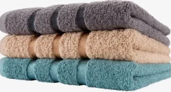 YSBY Badehåndklæder|Gæstehåndklæder|Håndklæde 50x90 støvet blå Støvblå