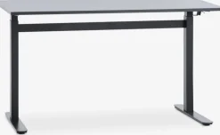 LUNDTOFT Hæve Sænkeborde|Hæve sænkebord m/gaslift 70x130 Sort