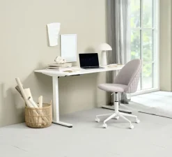 SVANEKE Hæve Sænkeborde|Hæve sænkebord 60x120 Hvid