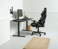 SVANEKE Hæve Sænkeborde|Hæve sænkebord 80x160 Sort