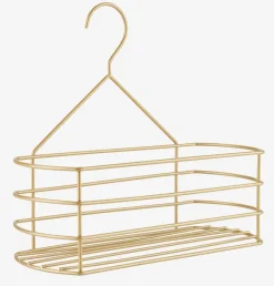 ALSTER Badeværelsesopbevaring|Bruseopbevaring|Hylde B12xH27 messing