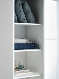 LIMFJORDEN Tilbehør Til Garderobeskabe|Garderobeskabe|Hylder t/ 3 låger 2 stk/pk Hvid