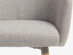 KLIPLEV + KLOSTER Spisebordssæt|KLIPLEV Ø120 bord eg + 4 KLOSTER lysegrå/eg