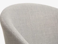 KLIPLEV + KLOSTER Spisebordssæt|KLIPLEV Ø120 bord eg + 4 KLOSTER lysegrå/eg