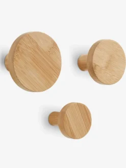 VANDSTED Knagerækker|Knager 3 stk/pk bambus