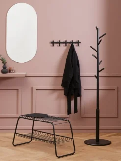 GALSTED Knagerækker|Knagerække 5 knager Hvid