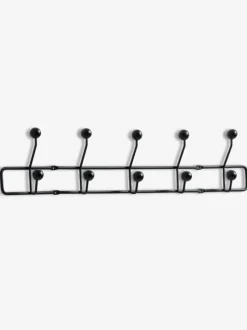GREVINGE Knagerækker|Knagerække 5+5 knager Sort