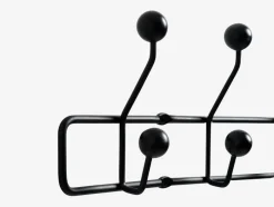 GREVINGE Knagerækker|Knagerække 5+5 knager Sort