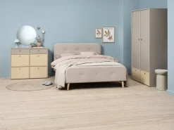 ANNISSE Kommoder|Kommoder|Kommode 3+3 skuffer grå/natur