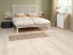 JENSLEV Kommoder|Kommoder|Kommode 4 skuffer 1 låge eg/hvid Eg+Hvid