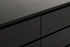 LIMFJORDEN Kommoder|Kommoder|Kommode 3+3 skuffer Sort