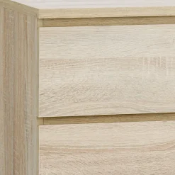 LIMFJORDEN Kommoder|Kommoder|Kommode 3+3 skuffer lys efarve Eg